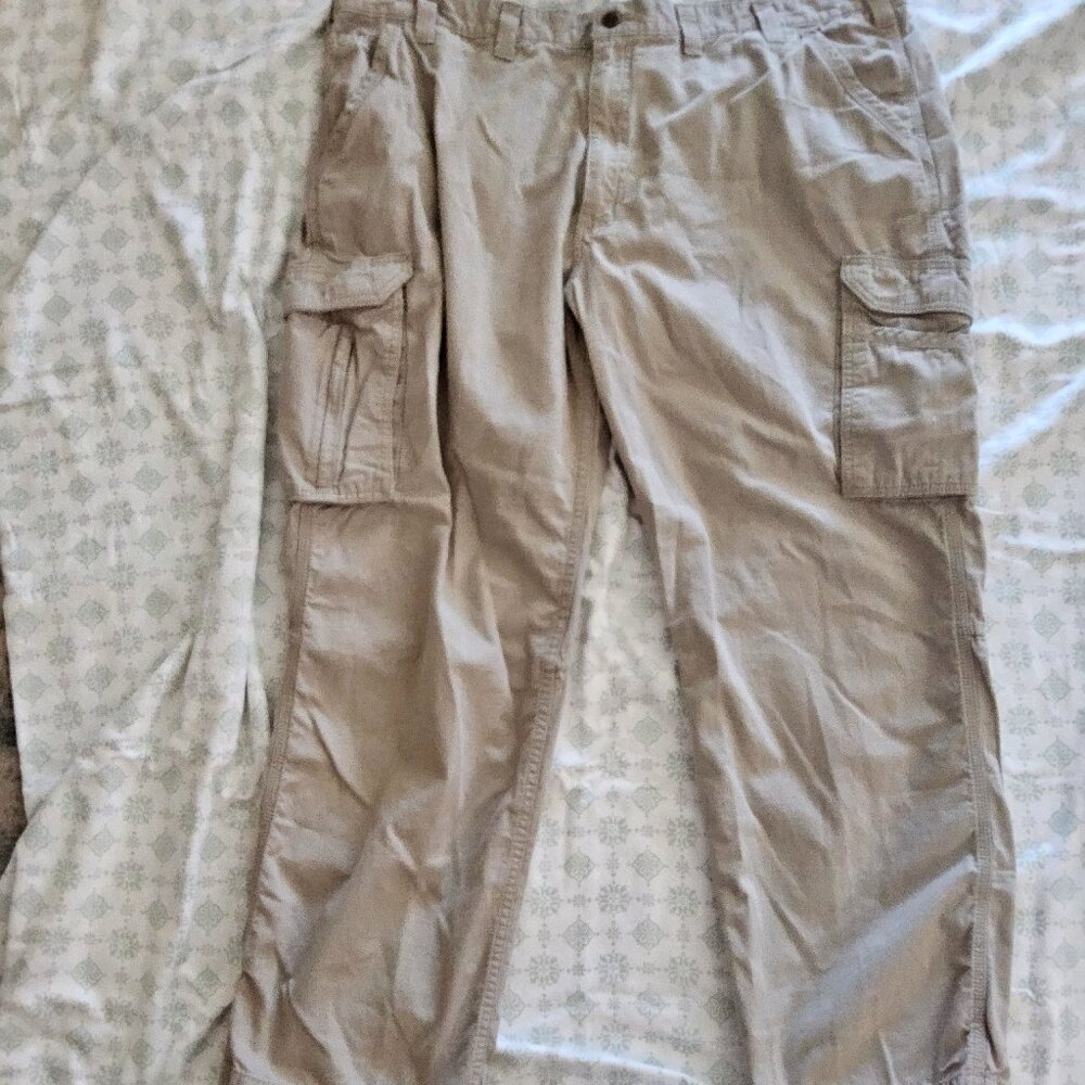 Carhartt Relaxed Fit Tan Force Cargo Pants 46x32